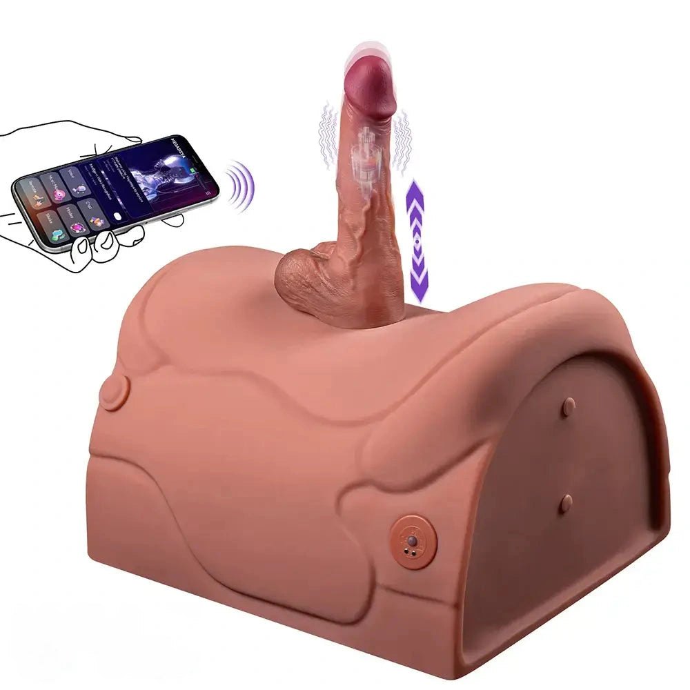 Riding Sex Machine 8.46 in - App-Controlled Dildo Seat