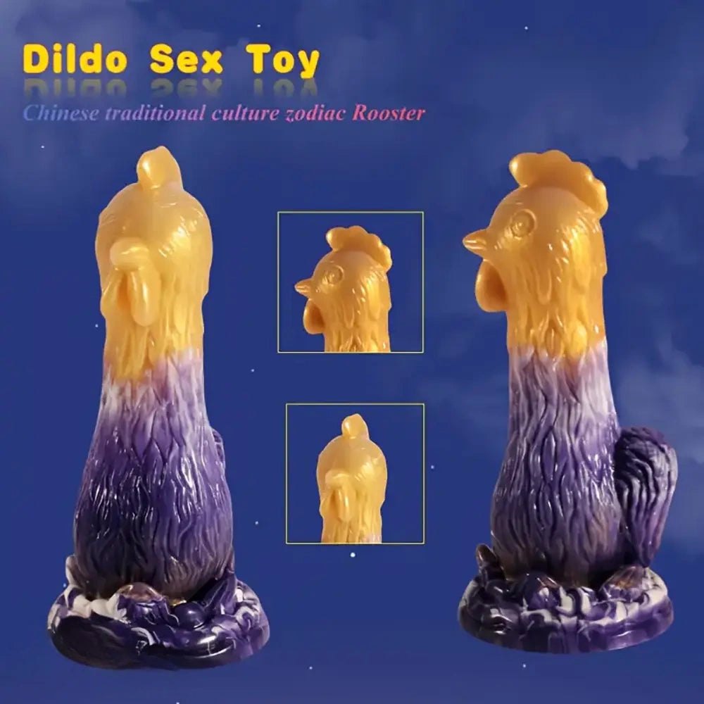 Rooster Animal Dildo - Big Novelty Animal Dildo