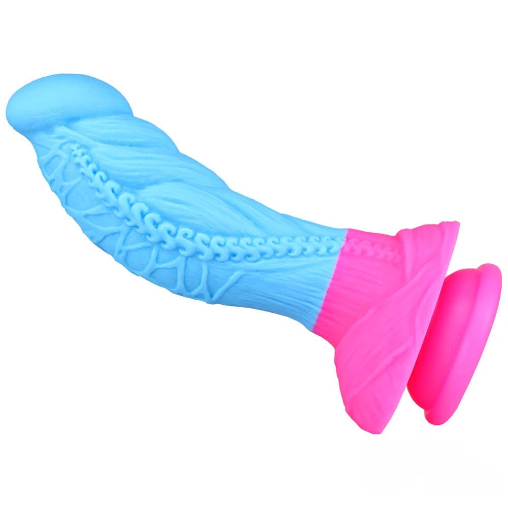 Rope Textured Fantasy Dildo - Silicone Fantasy Dildo