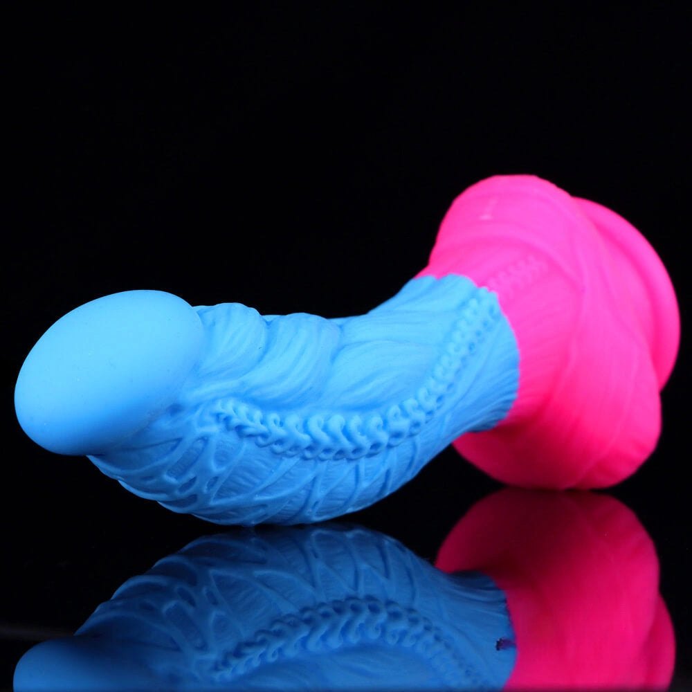 Rope Textured Fantasy Dildo - Silicone Fantasy Dildo