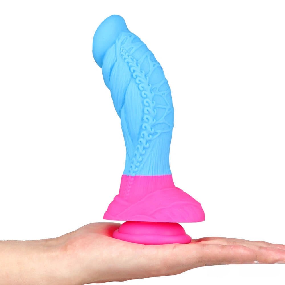 Rope Textured Fantasy Dildo - Silicone Fantasy Dildo