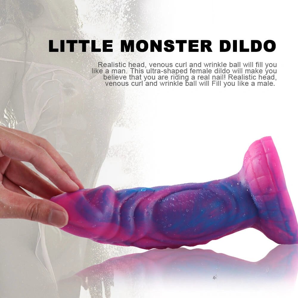 Rose Blue Fantasy Monster Dildo - Dragon Dildo