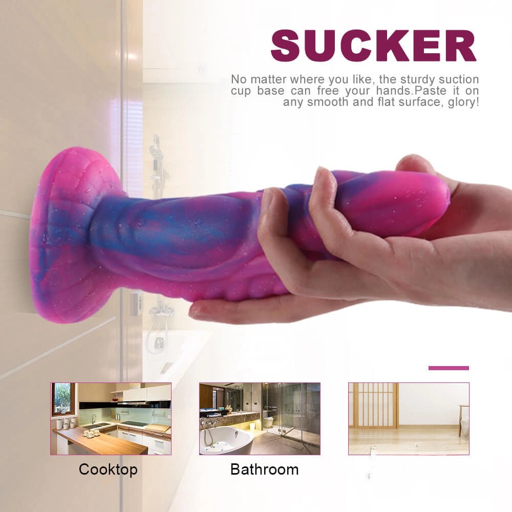 Rose Blue Fantasy Monster Dildo - Dragon Dildo