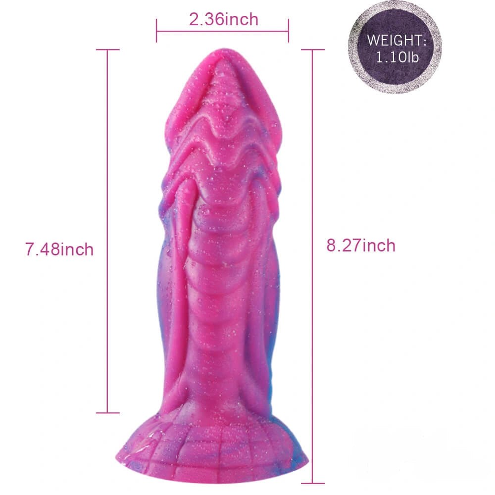Rose Blue Fantasy Monster Dildo - Dragon Dildo