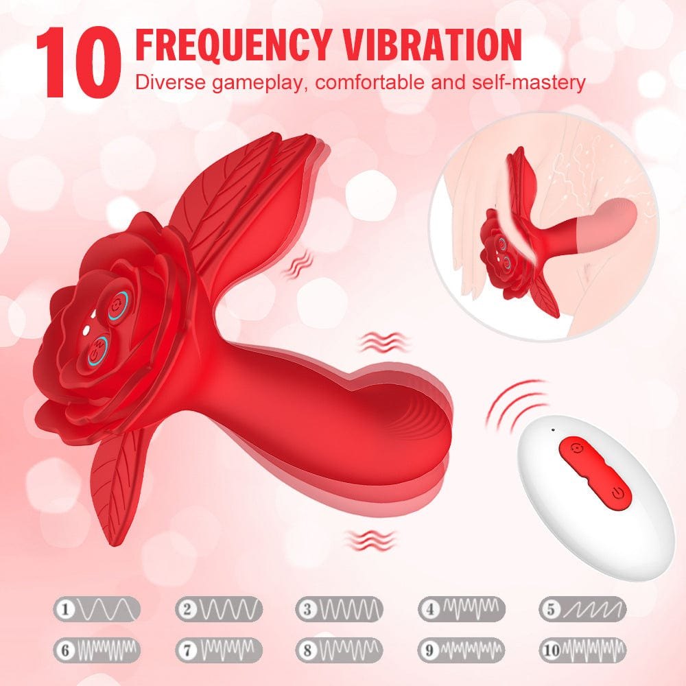 Rose Dual Motor Wearable Vibrator - App Controlled Vibrator