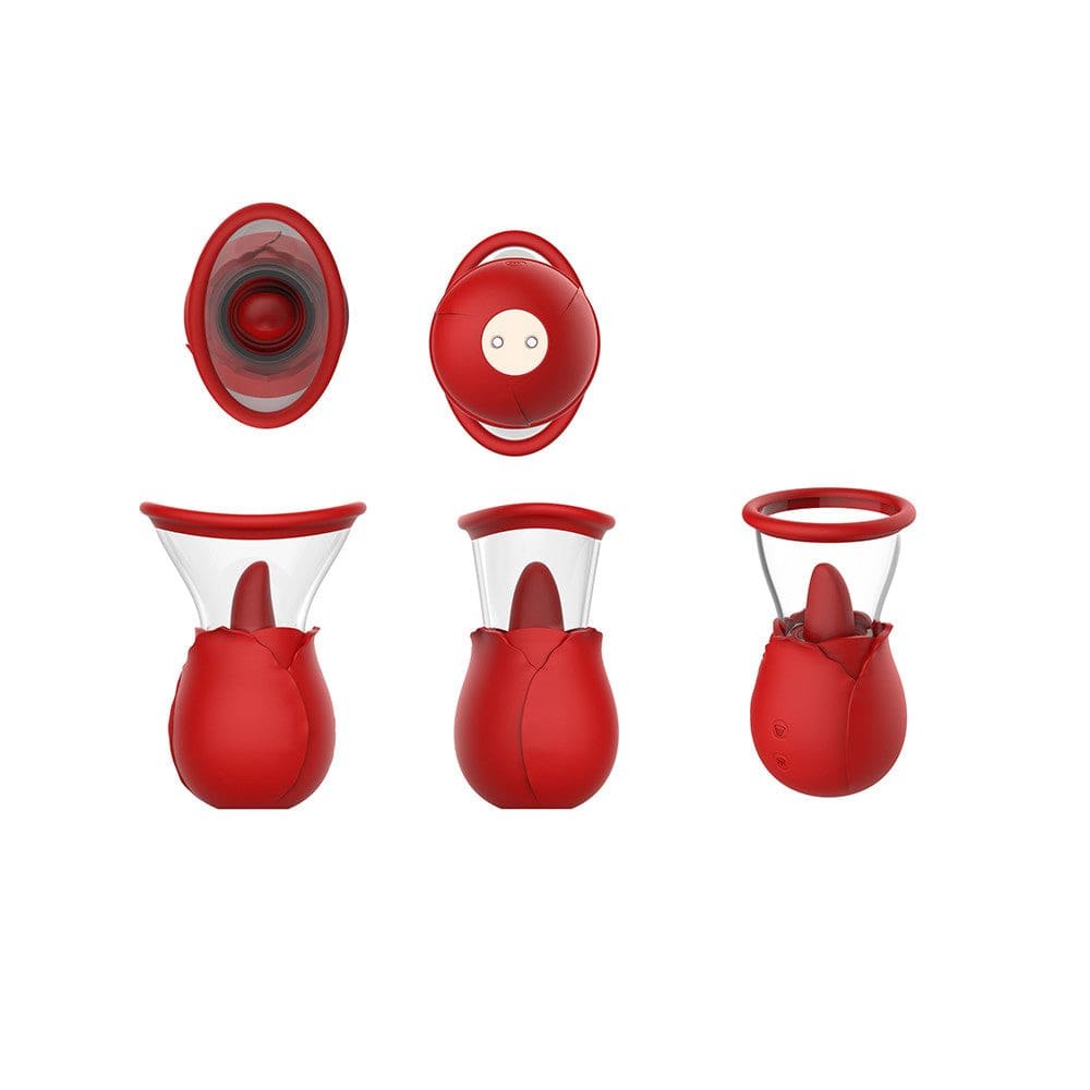 Rose Nipple Suction Vibrator - Nipple Suckers Toy