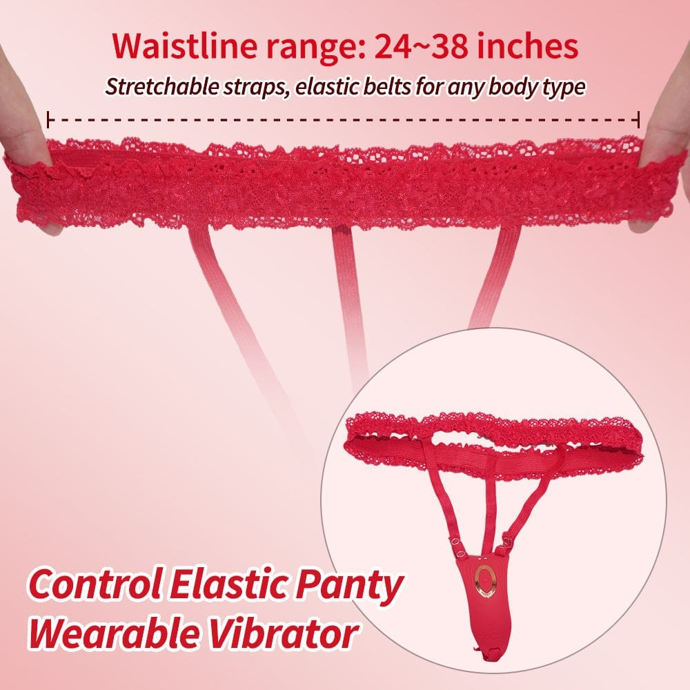 Rose Panty Vibrator with Remote - Wearable Riding Vibrator