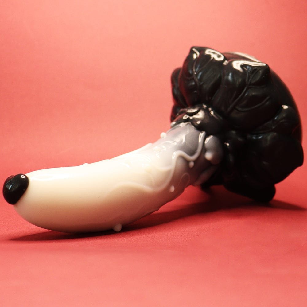 Rose Shaped Fantasy Dildo - Silicone Suction Cup Dildo