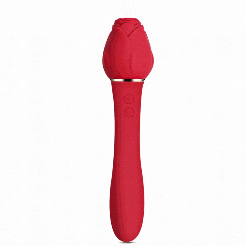 Rose Suction G-Spot Vibrator - Rose Toy for Adult Play