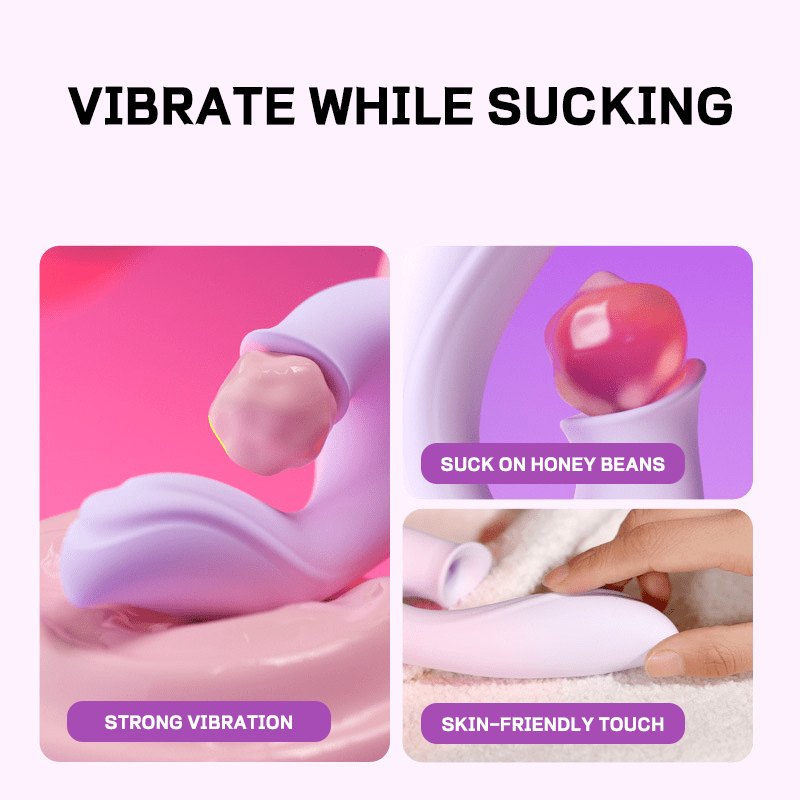 Rose Suction Vibrator with Night Light - Clit Suction Toy