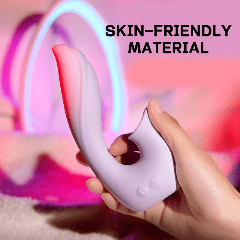 Rose Suction Vibrator with Night Light - Clit Suction Toy