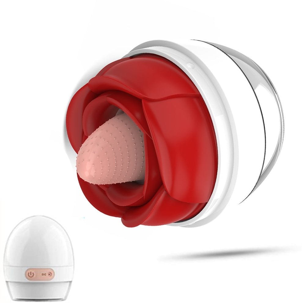 Rose Tongue Licking Stimulator - Clit and Tongue Toy