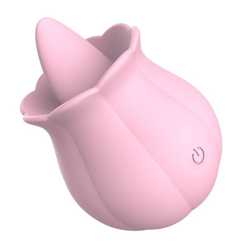 Rose Tongue Licking Clit Vibrator - Rose Clitoral Stimulator