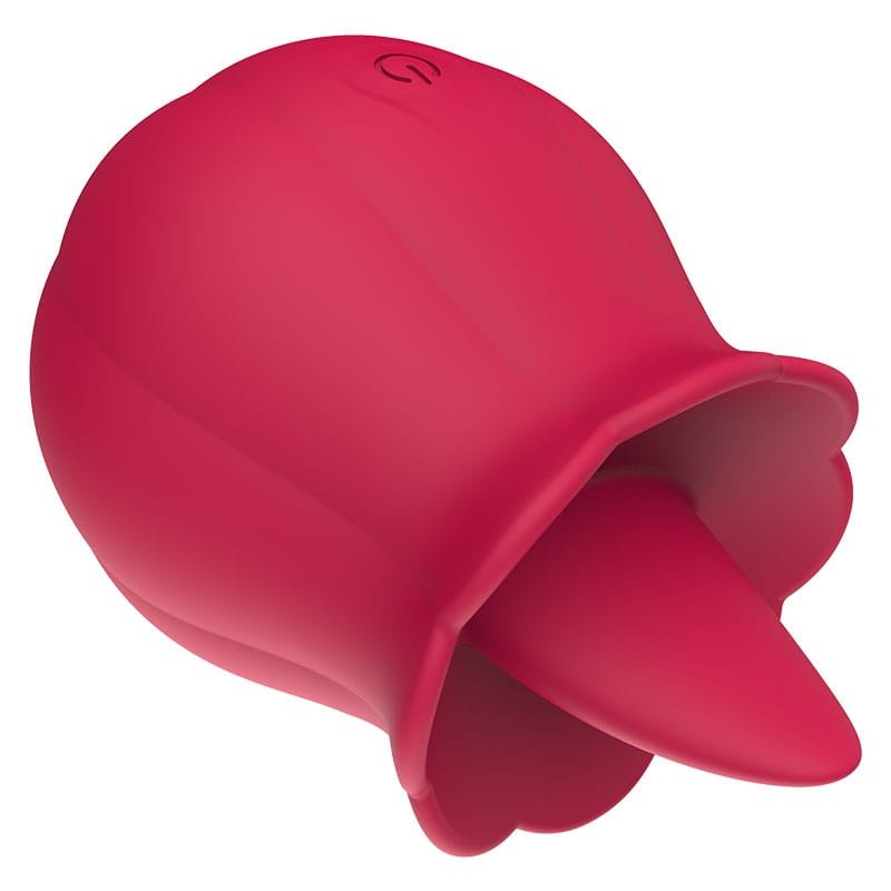 Rose Tongue Licking Clit Vibrator - Rose Clitoral Stimulator