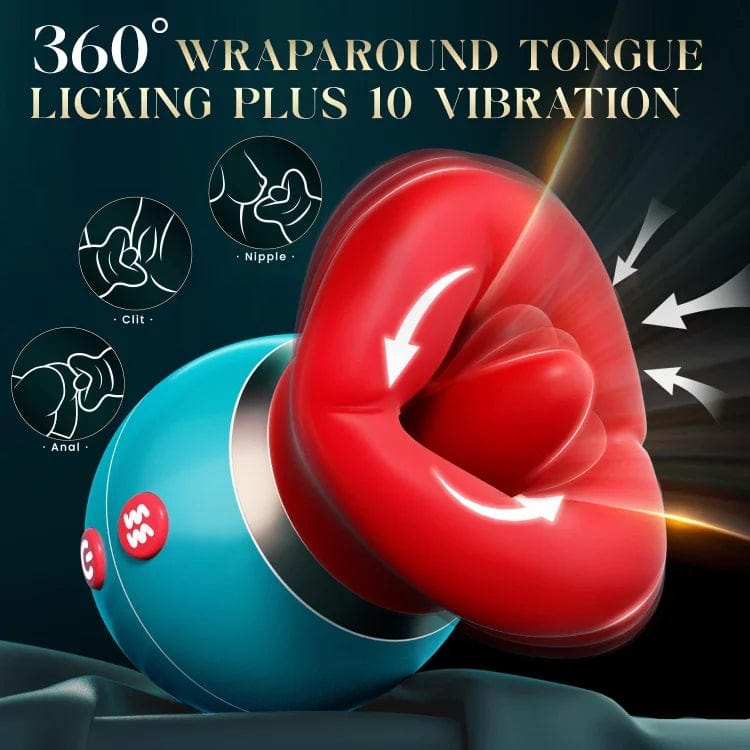 Rose Tongue Suction Vibrator - App Controlled Clit Sucker