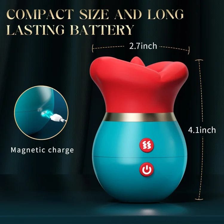 Rose Tongue Suction Vibrator - App Controlled Clit Sucker