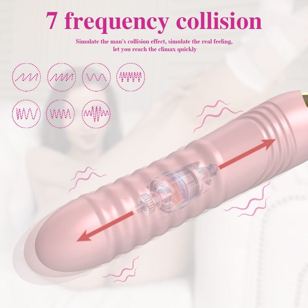 Rose Toy with Tongue Licking Wand - G-Spot Vibrator