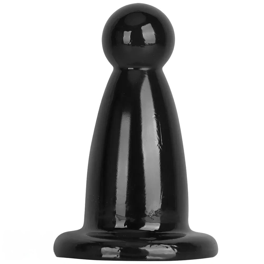 Rounded PVC Butt Plug, 2 Sizes - Thick Anal Plug