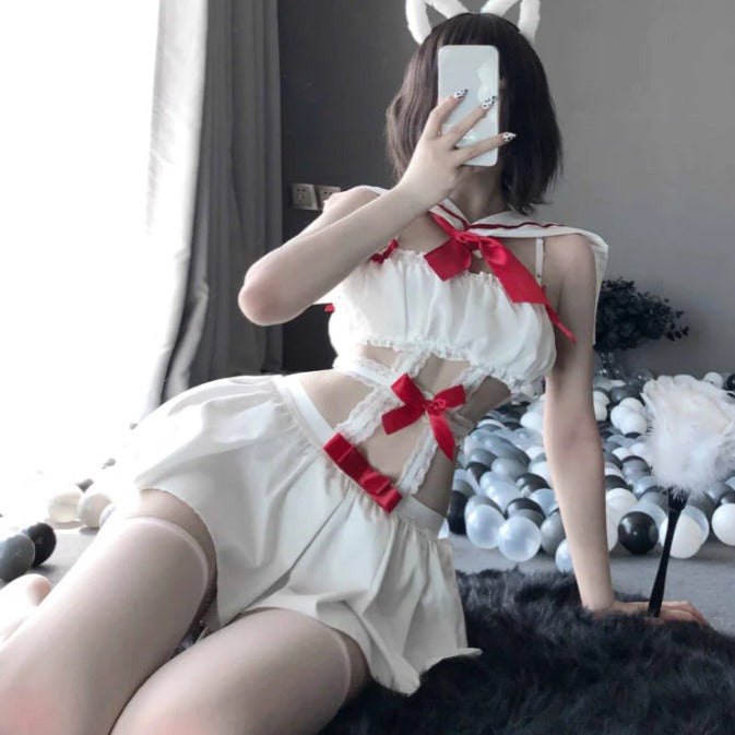 Ruffled Pleated Skirt Costume - Sexy Roleplay Costume