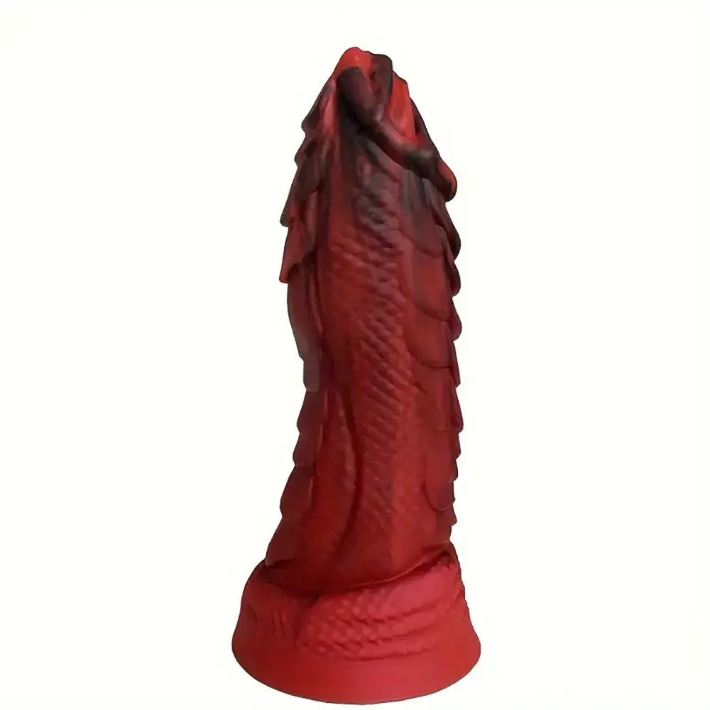 Scaled Carp Fantasy Dildo - Silicone Scaled Fantasy Dildo