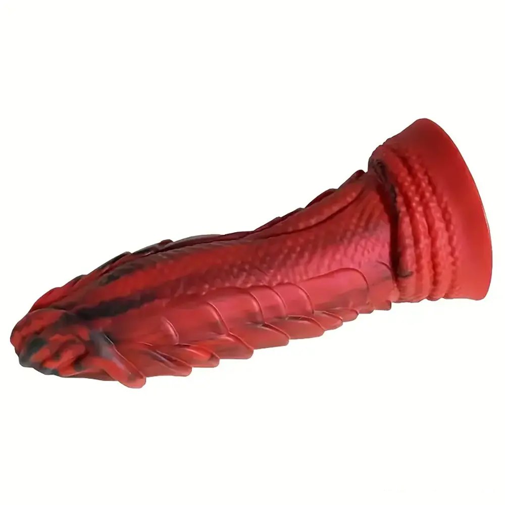 Scaled Carp Fantasy Dildo - Silicone Scaled Fantasy Dildo