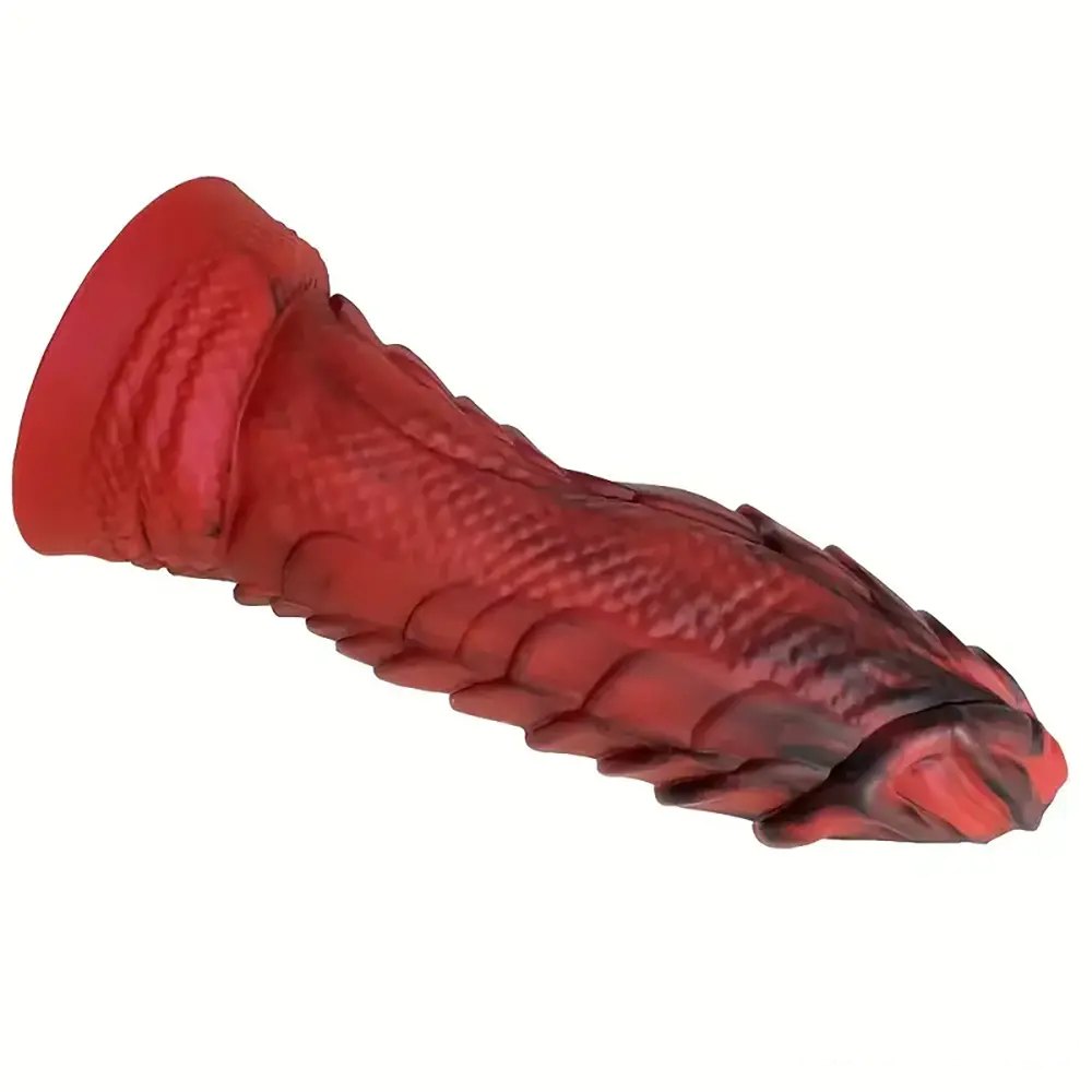 Scaled Carp Fantasy Dildo - Silicone Scaled Fantasy Dildo
