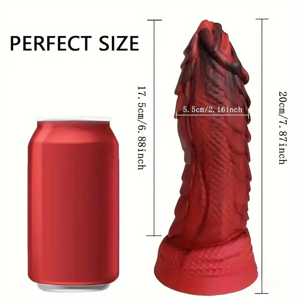 Scaled Carp Fantasy Dildo - Silicone Scaled Fantasy Dildo