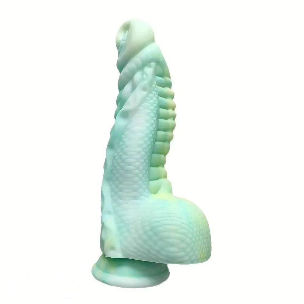 Scaled Dragon Fantasy Dildo - Silicone Dragon Dildo
