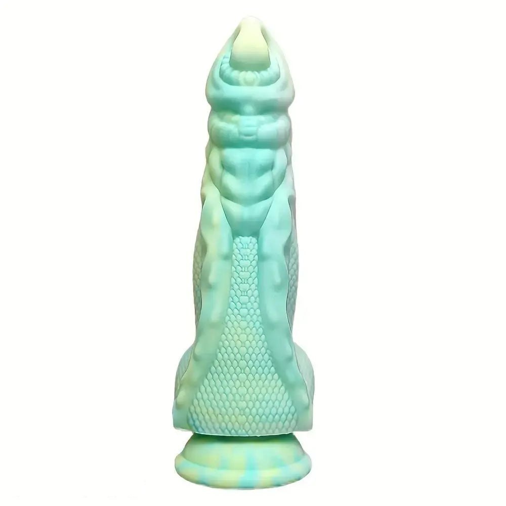 Scaled Dragon Fantasy Dildo - Silicone Dragon Dildo