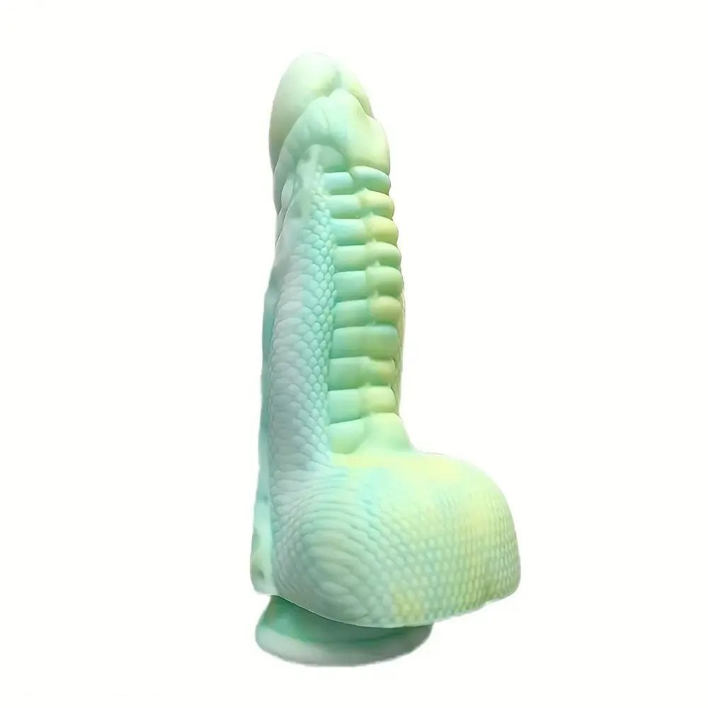 Scaled Dragon Fantasy Dildo - Silicone Dragon Dildo