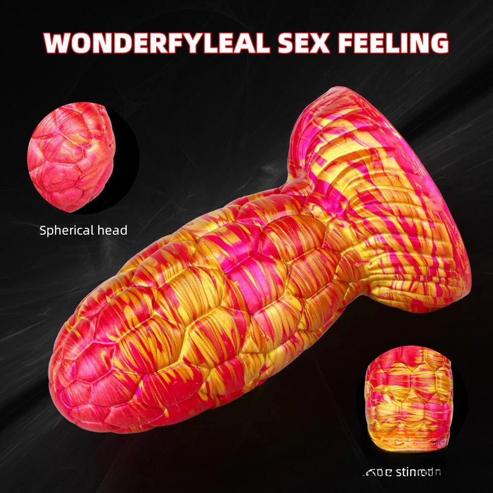 Scaled Grenade Anal Plug 6.18 inch - Anal Plug