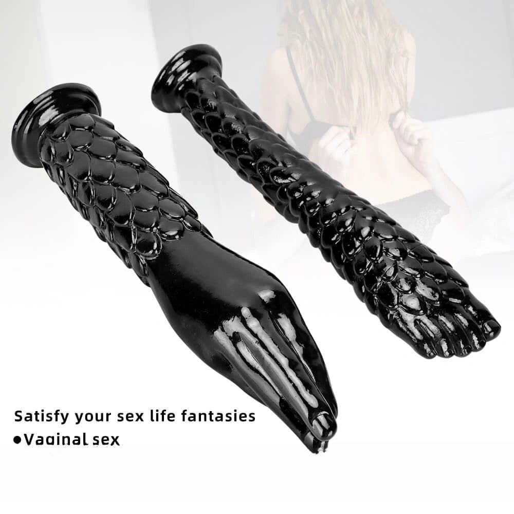 Scaled Hand and Foot Dildo - Fantasy Fisting Dildo