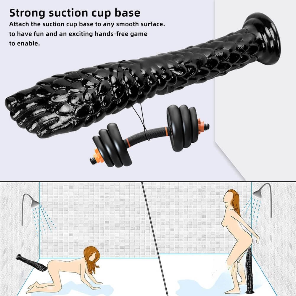 Scaled Hand and Foot Dildo - Fantasy Fisting Dildo