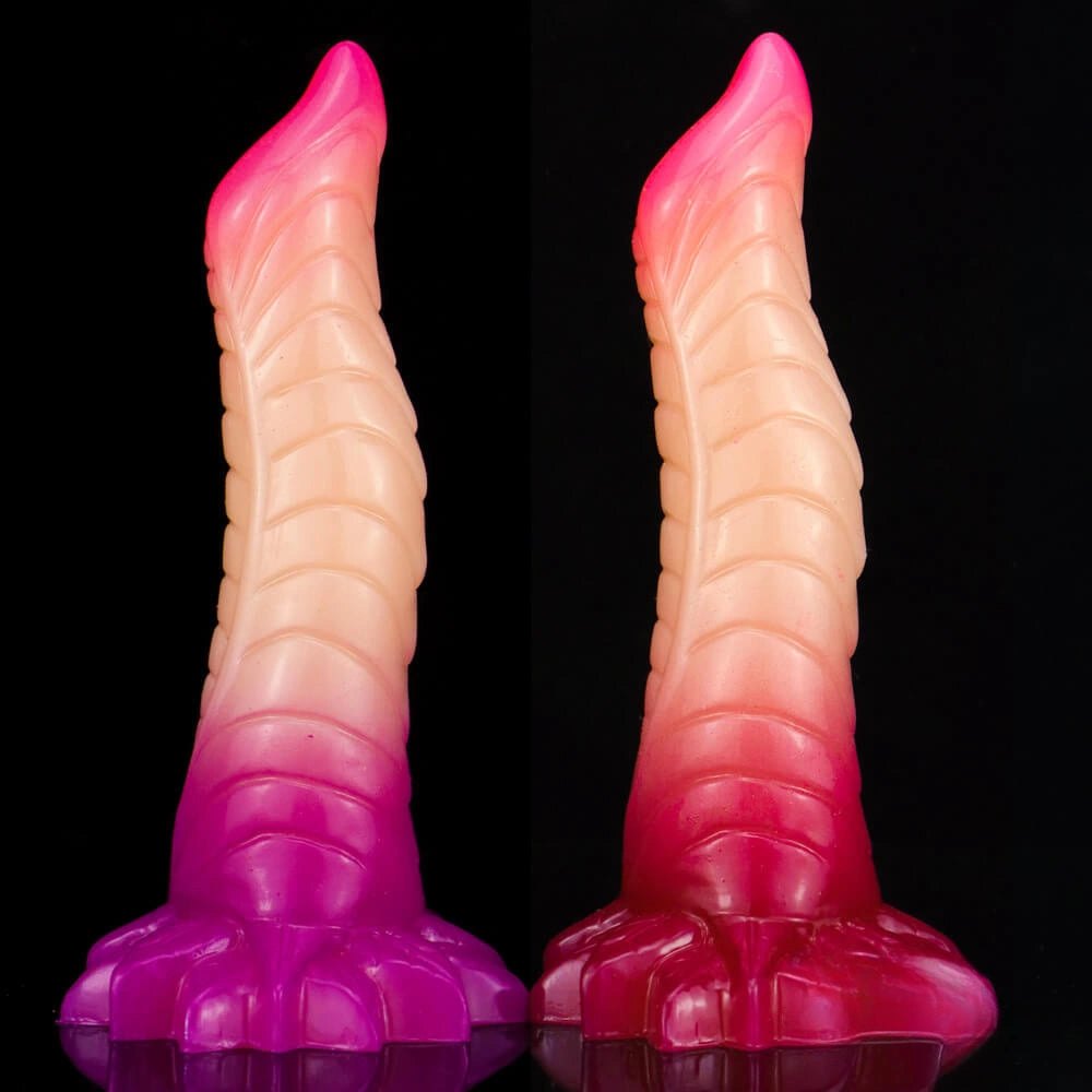 Scaled Ombre Fantasy Dildo - Dragon Style Fantasy Dildo