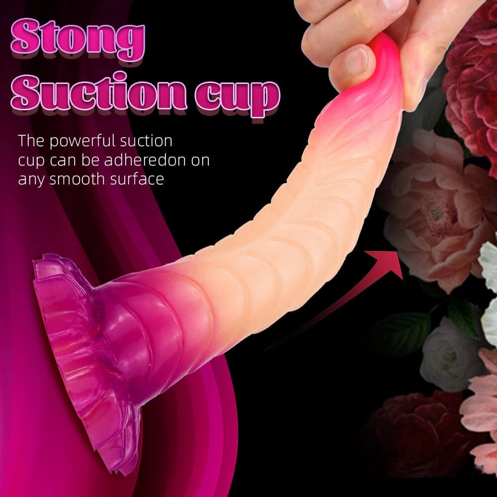 Scaled Ombre Fantasy Dildo - Dragon Style Fantasy Dildo