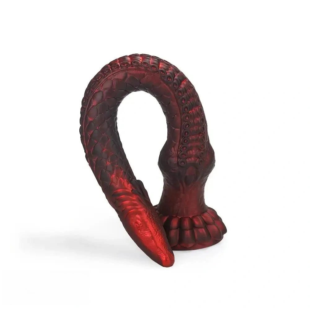 Scaled Serpent Fantasy Dildo - Silicone Dragon Dildo