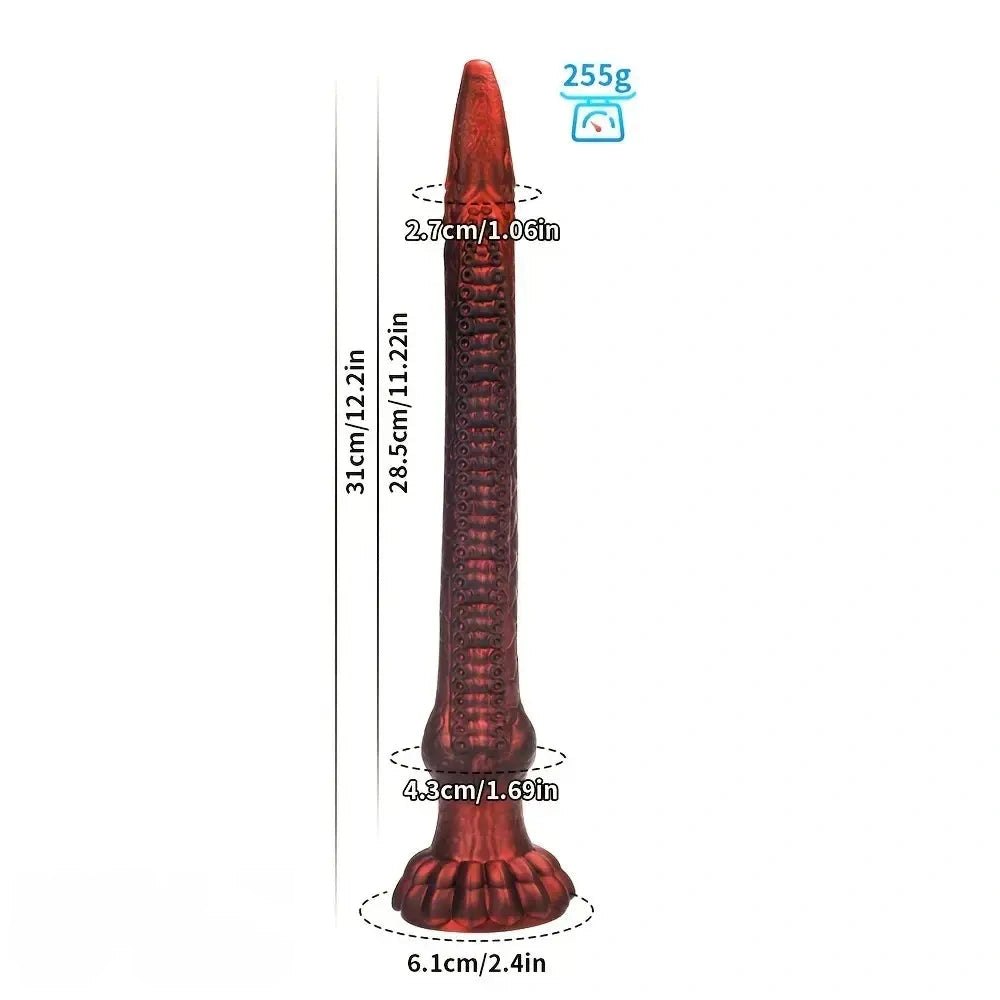 Scaled Serpent Fantasy Dildo - Silicone Dragon Dildo