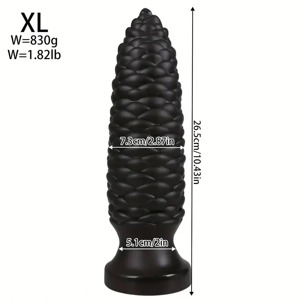 Scaly Ridged PVC Anal Dildo - Large Anal Dildo Set