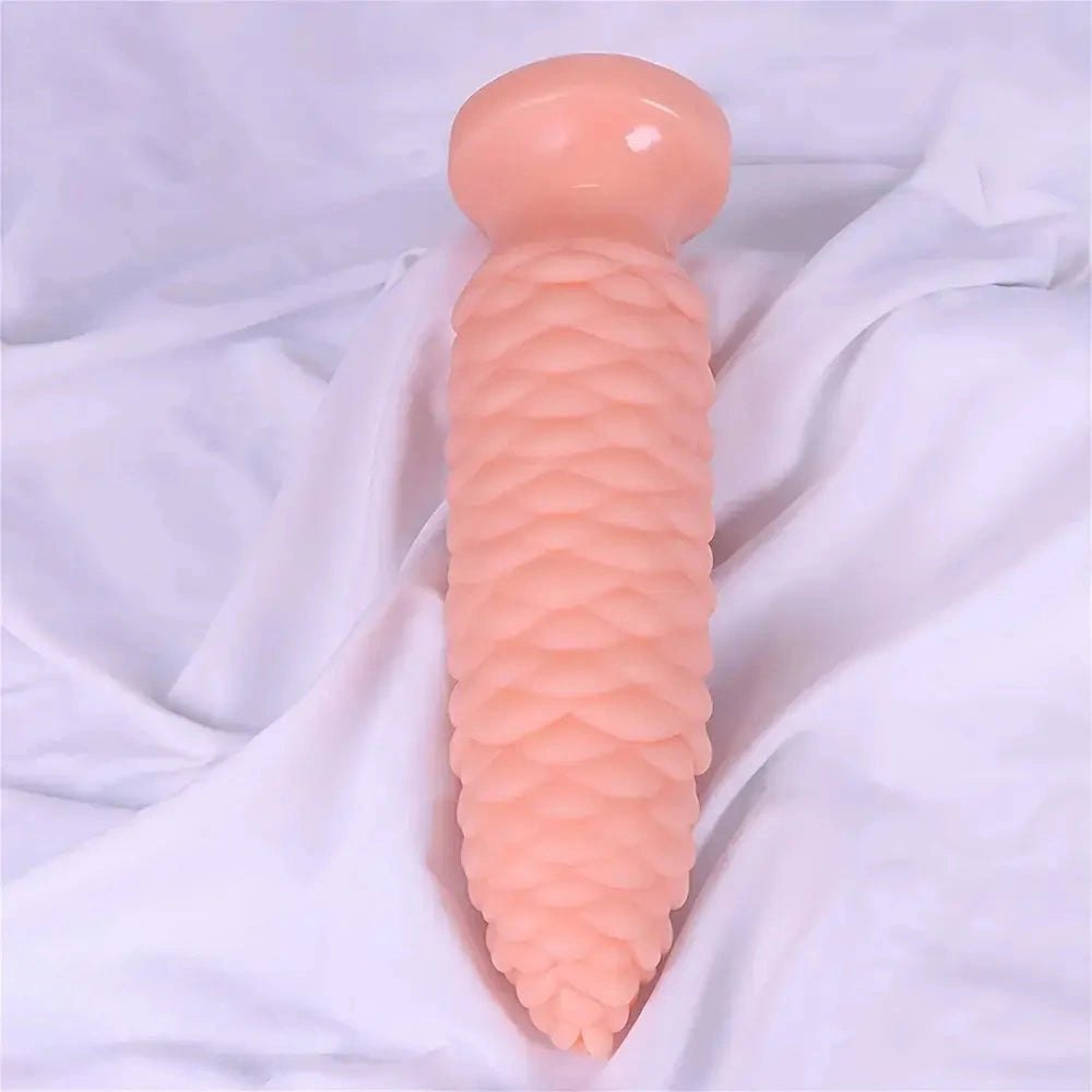 Scaly Ridged PVC Anal Dildo - Large Anal Dildo Set