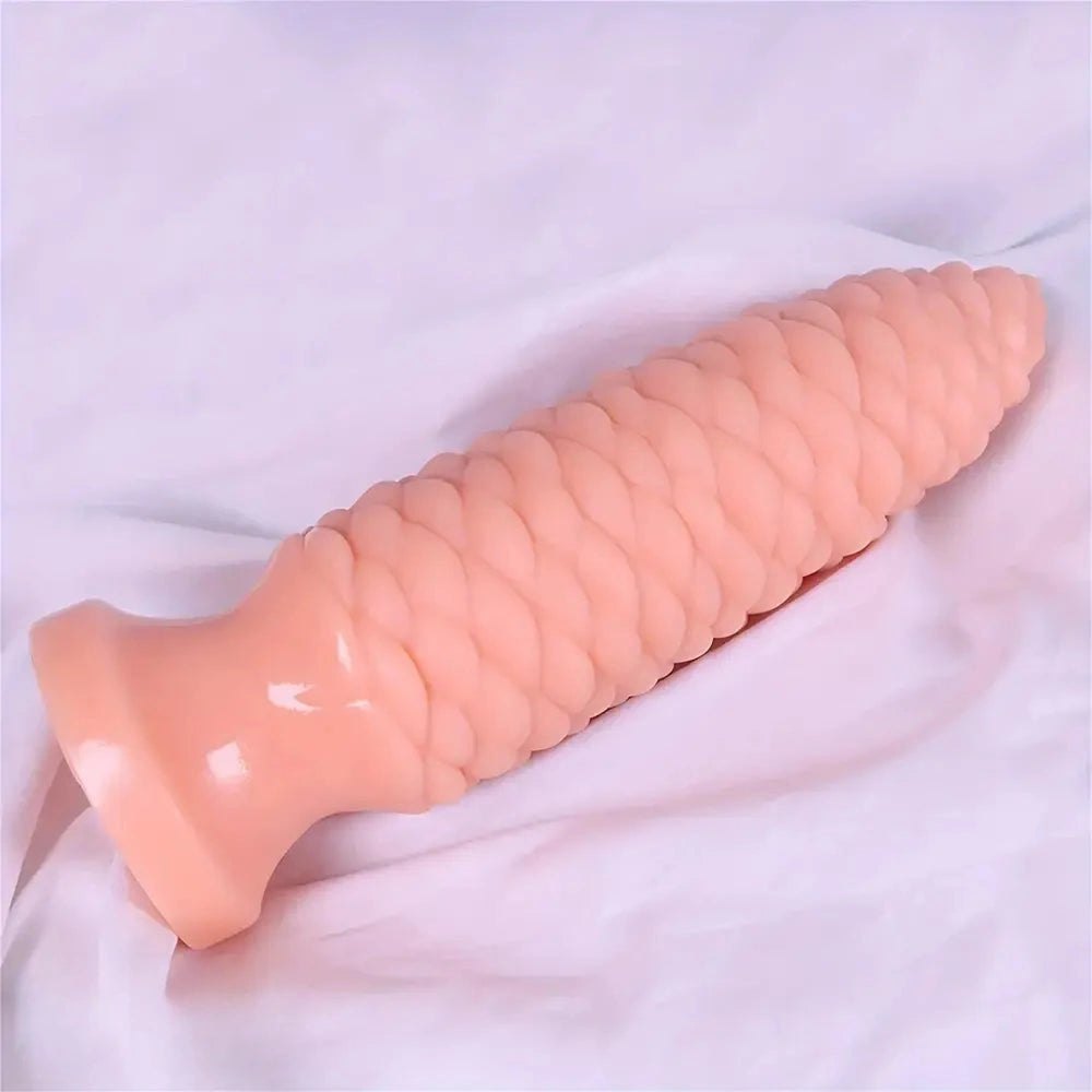 Scaly Ridged PVC Anal Dildo - Large Anal Dildo Set