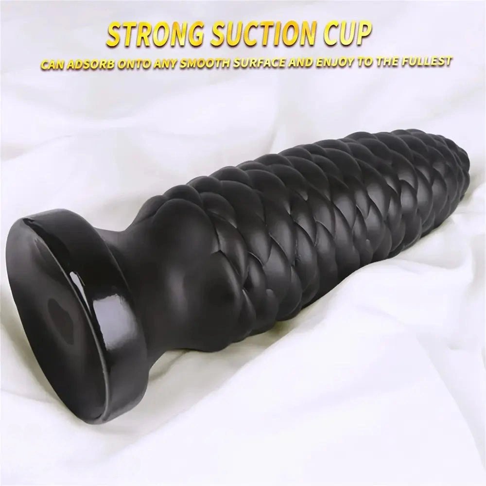 Scaly Ridged PVC Anal Dildo - Large Anal Dildo Set