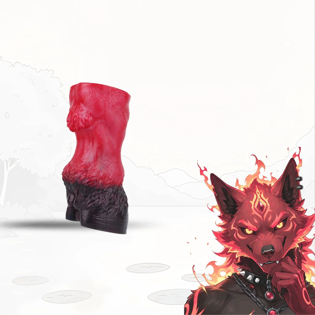 Scarvok Werewolf Paw Masturbator - Deep Channel Stroker