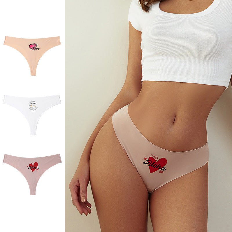 Seamless Heart Hipster Panty - Sexy G String Thong