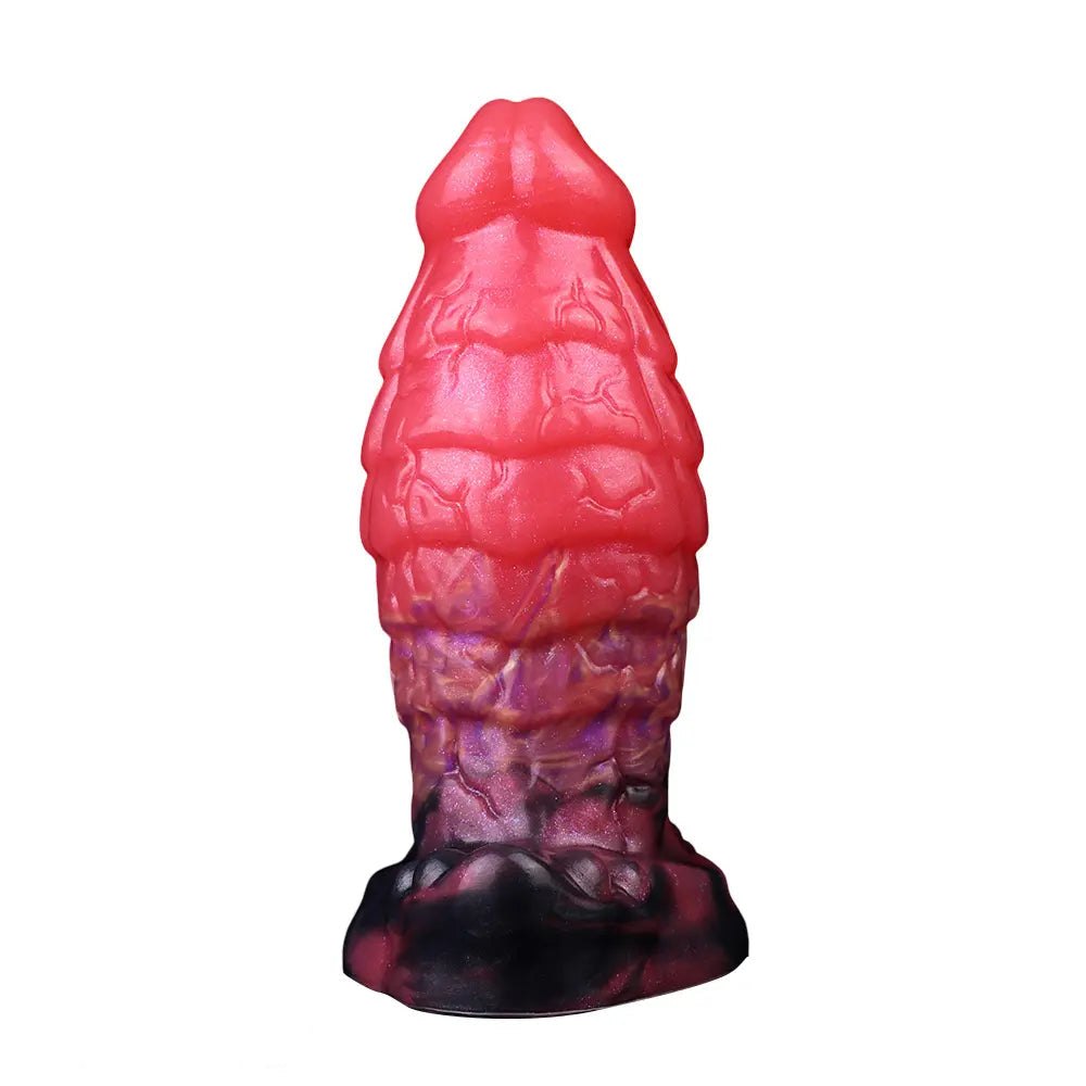 Segmented Fantasy Dildo 5.31 in - Silicone Monster Dildo