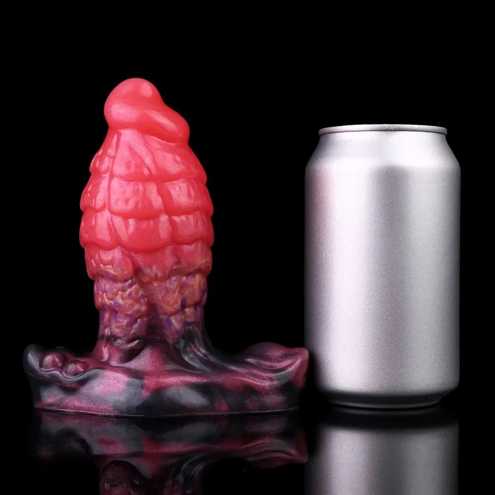 Segmented Fantasy Dildo 5.31 in - Silicone Monster Dildo