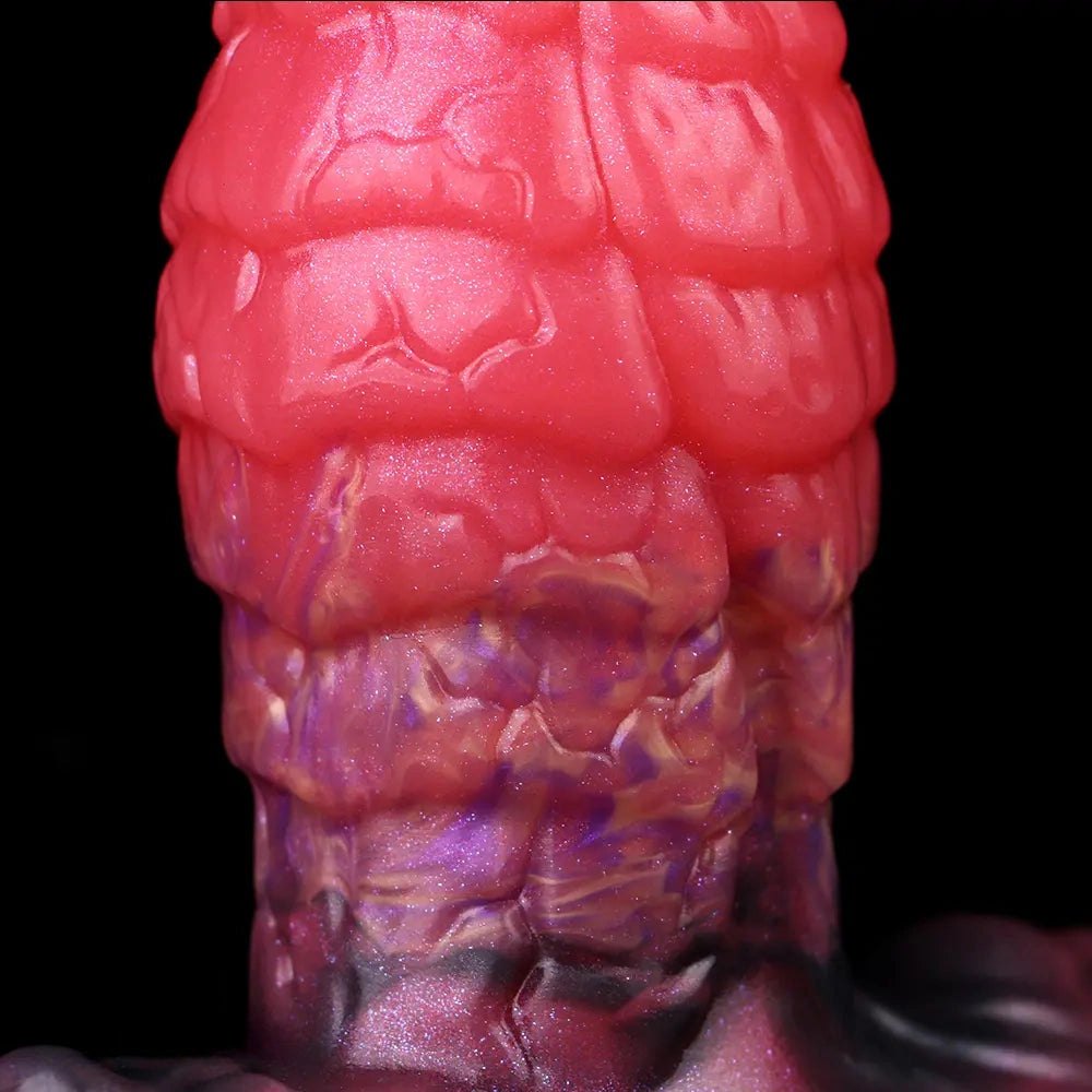 Segmented Fantasy Dildo 5.31 in - Silicone Monster Dildo