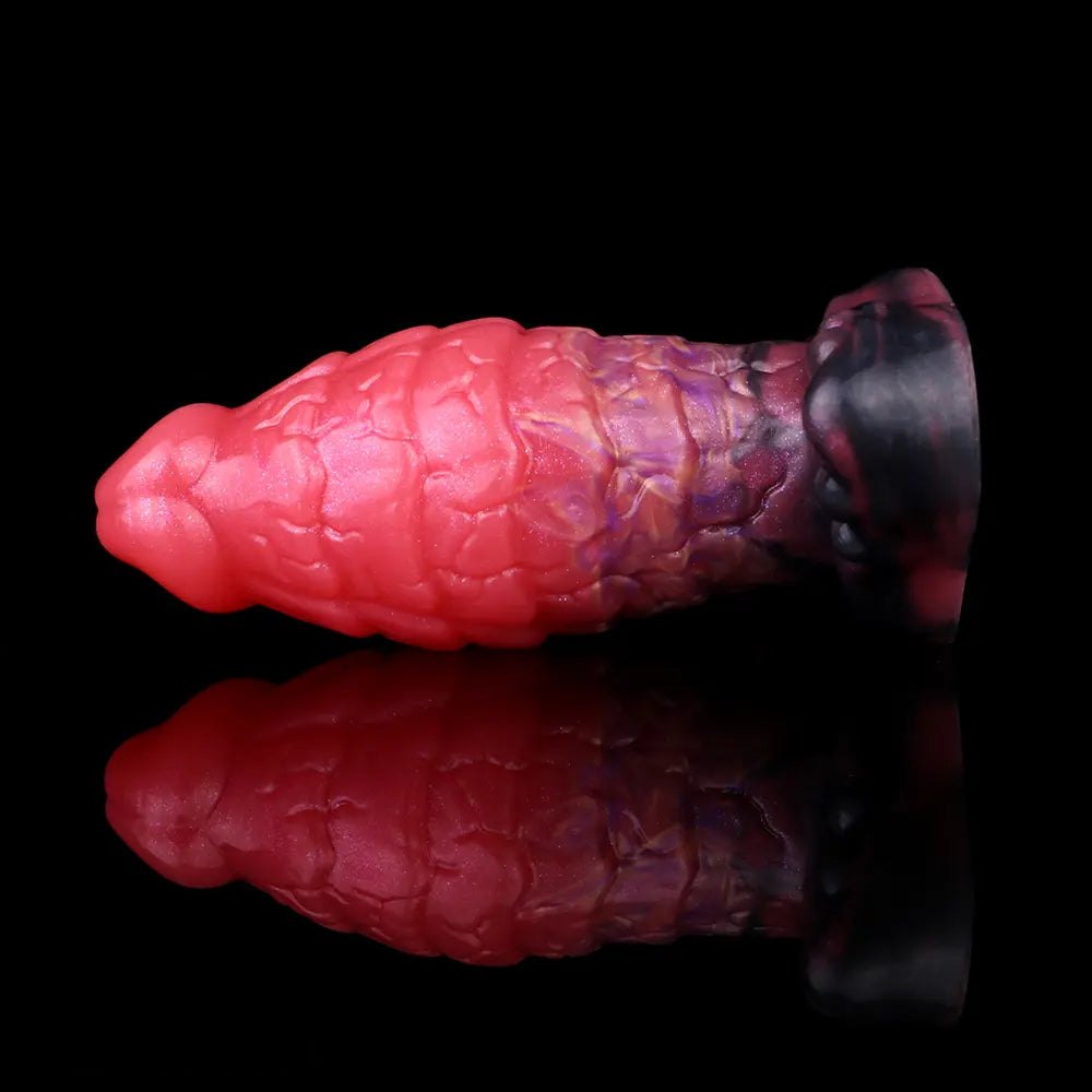 Segmented Fantasy Dildo 5.31 in - Silicone Monster Dildo