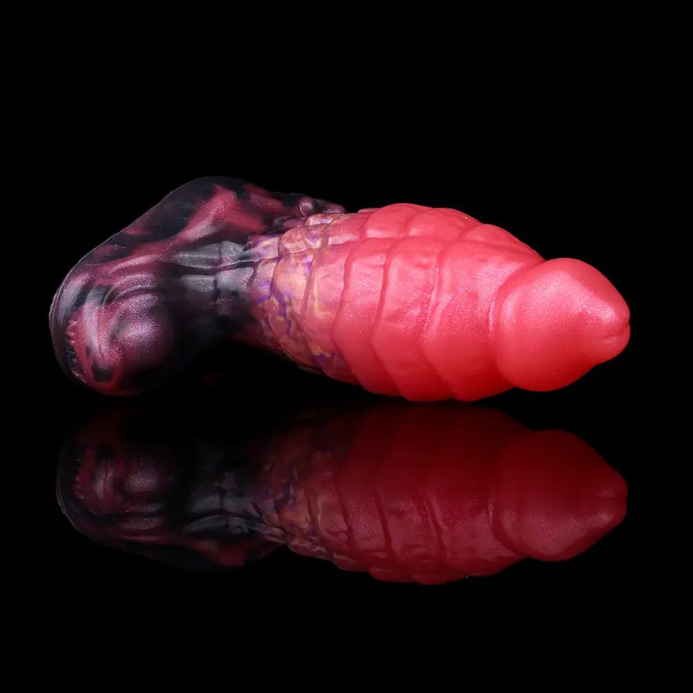 Segmented Fantasy Dildo 5.31 in - Silicone Monster Dildo