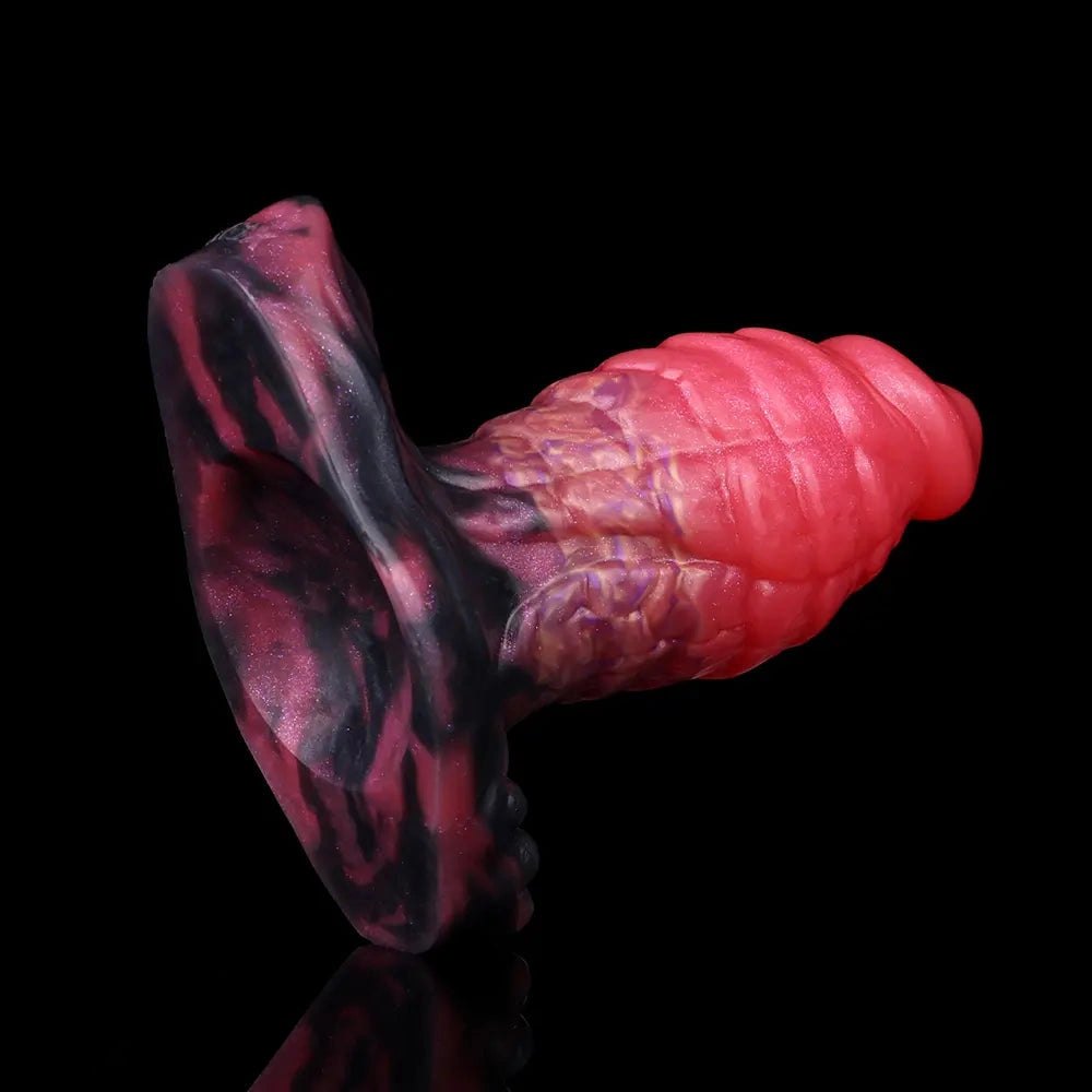 Segmented Fantasy Dildo 5.31 in - Silicone Monster Dildo