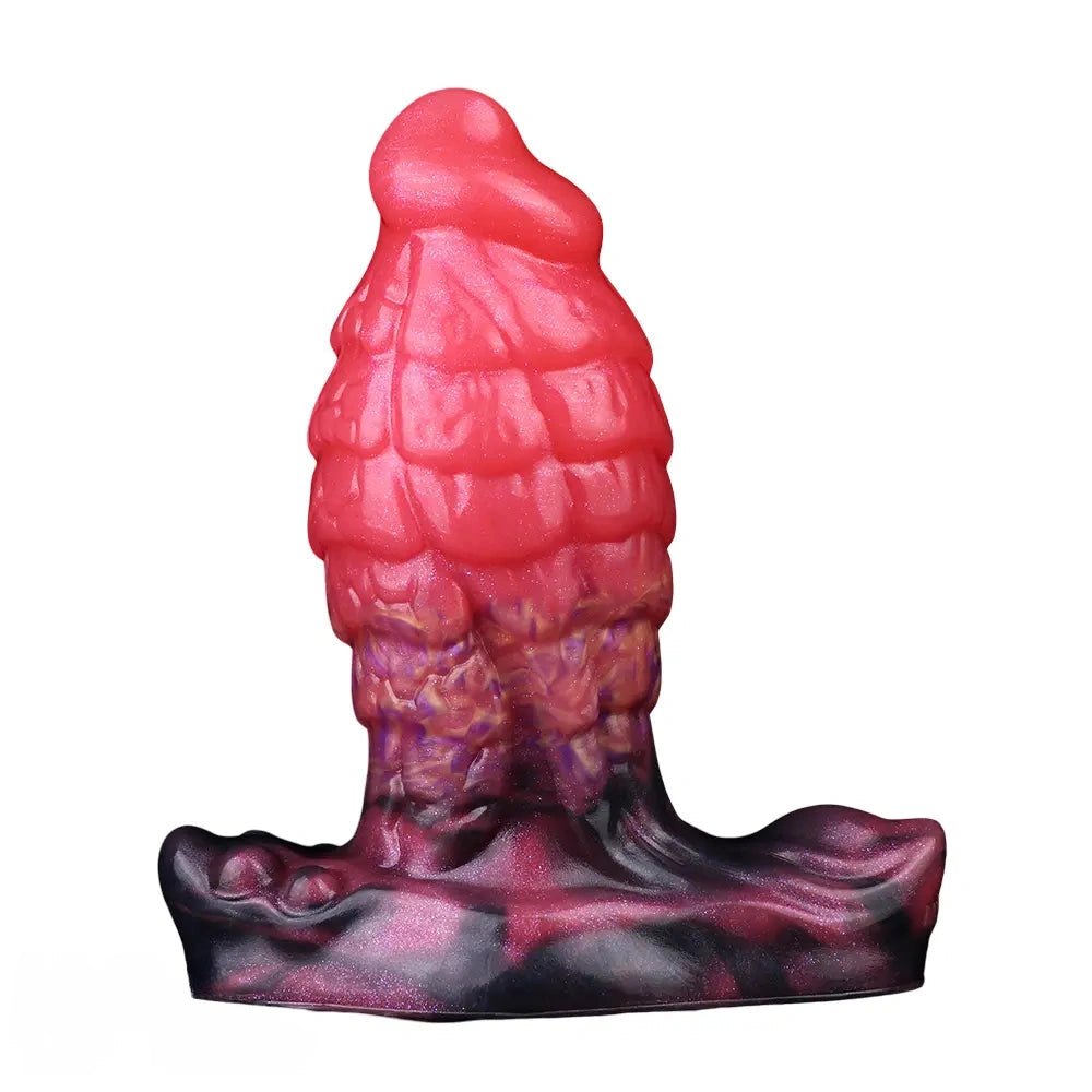 Segmented Fantasy Dildo 5.31 in - Silicone Monster Dildo